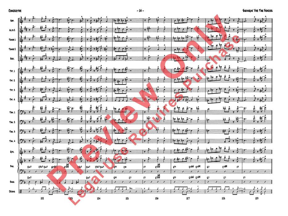 Swingin' for the Fences 總譜 | 小雅音樂 Hsiaoya Music