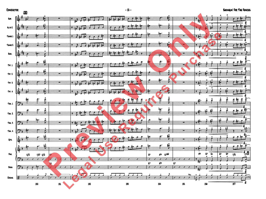 Swingin' for the Fences 總譜 | 小雅音樂 Hsiaoya Music