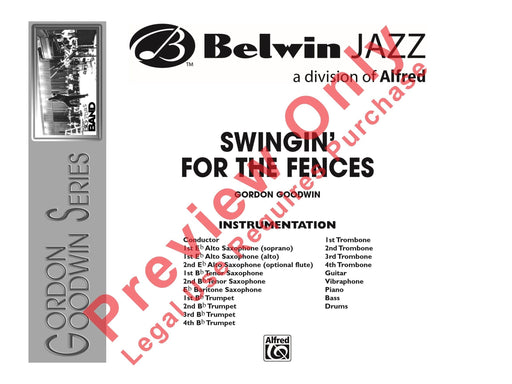 Swingin' for the Fences 總譜 | 小雅音樂 Hsiaoya Music