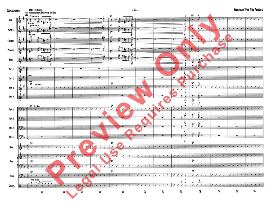 Swingin' for the Fences 總譜 | 小雅音樂 Hsiaoya Music