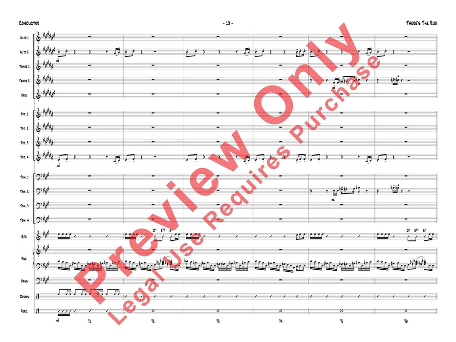 There's the Rub 總譜 | 小雅音樂 Hsiaoya Music