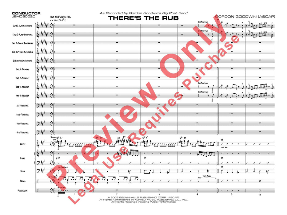 There's the Rub 總譜 | 小雅音樂 Hsiaoya Music