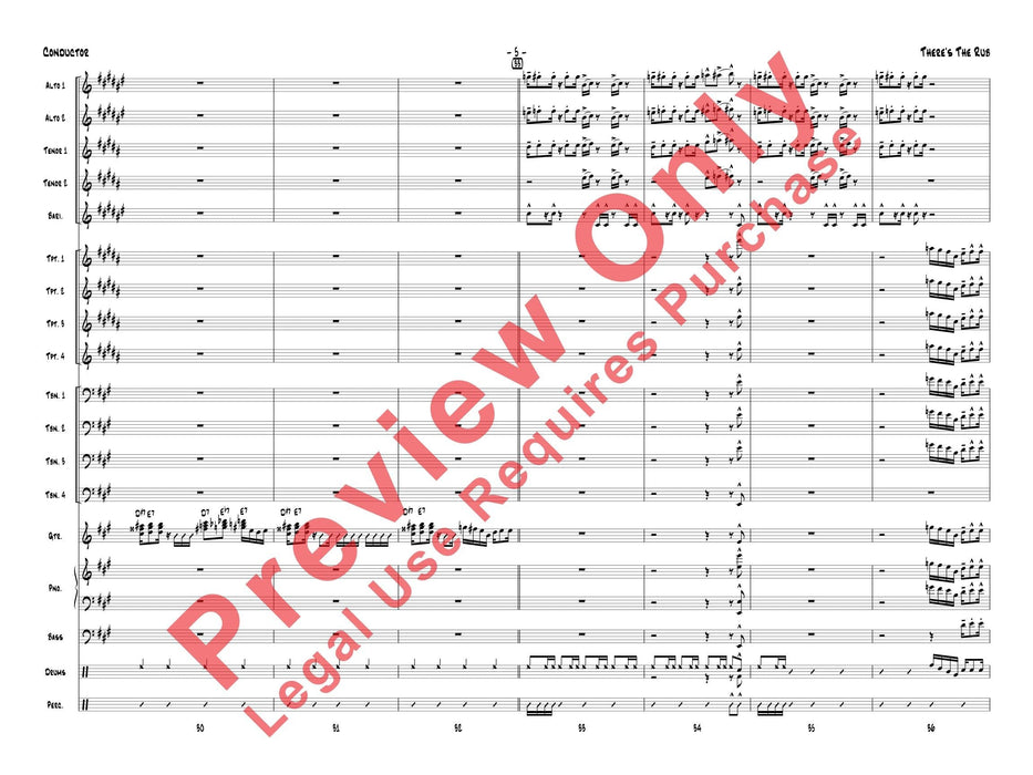 There's the Rub 總譜 | 小雅音樂 Hsiaoya Music