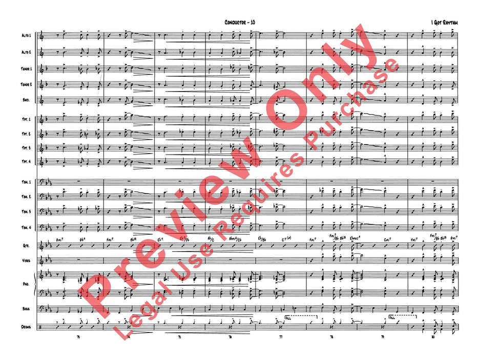 I Got Rhythm 節奏 總譜 | 小雅音樂 Hsiaoya Music