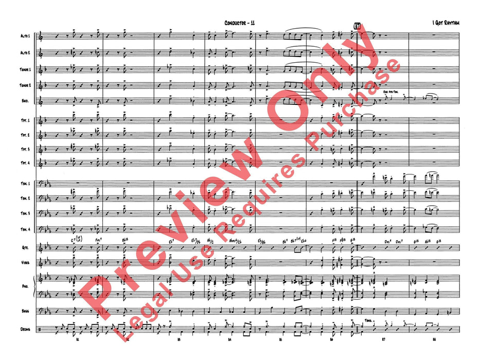 I Got Rhythm 節奏 總譜 | 小雅音樂 Hsiaoya Music