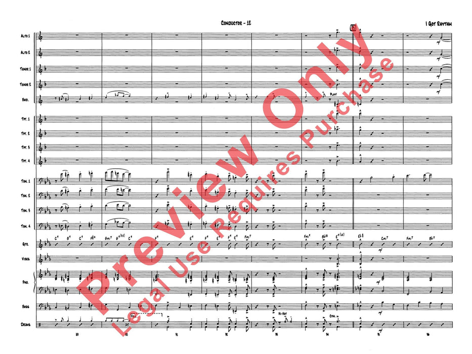 I Got Rhythm 節奏 總譜 | 小雅音樂 Hsiaoya Music