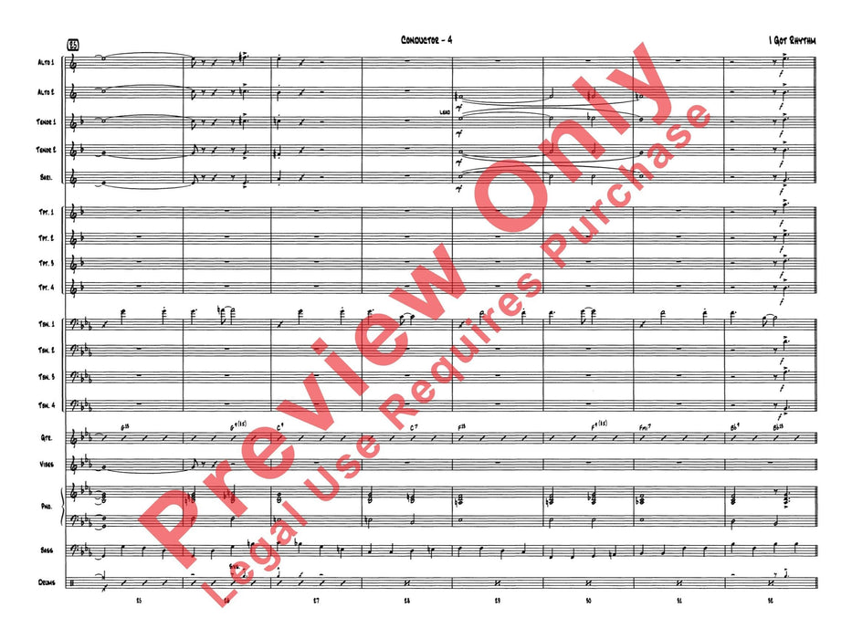 I Got Rhythm 節奏 總譜 | 小雅音樂 Hsiaoya Music