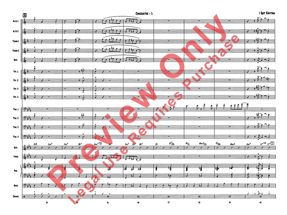 I Got Rhythm 節奏 總譜 | 小雅音樂 Hsiaoya Music