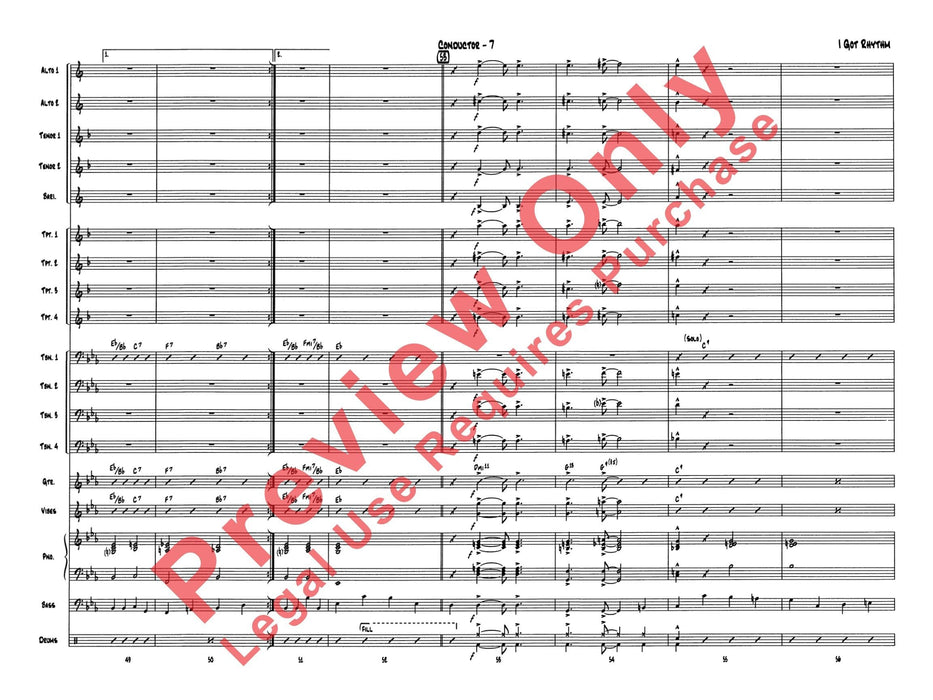 I Got Rhythm 節奏 總譜 | 小雅音樂 Hsiaoya Music