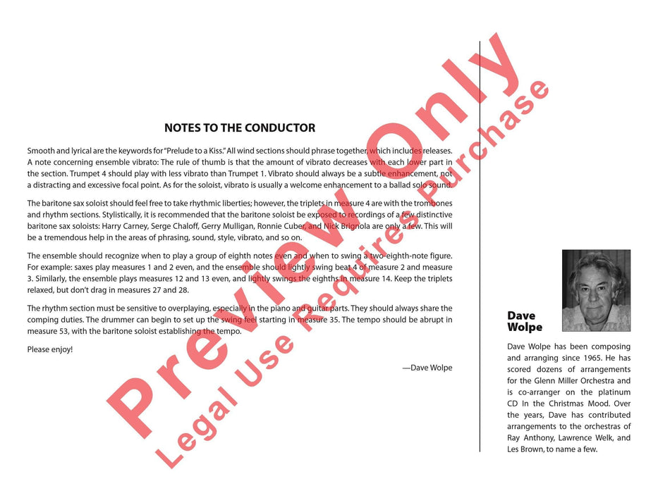 Prelude to a Kiss 前奏曲 總譜 | 小雅音樂 Hsiaoya Music