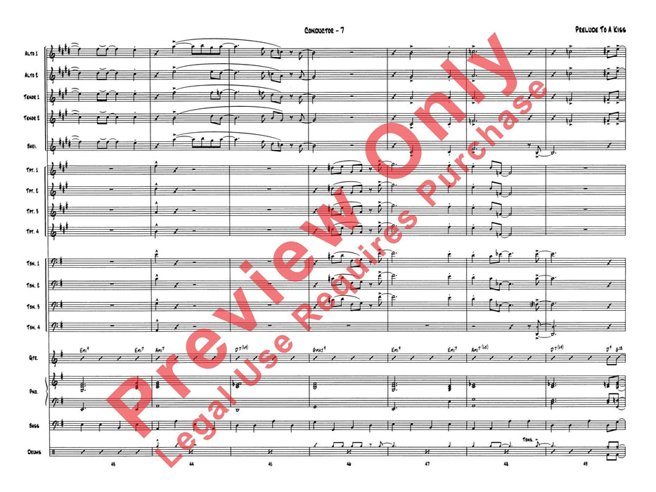 Prelude to a Kiss 前奏曲 總譜 | 小雅音樂 Hsiaoya Music