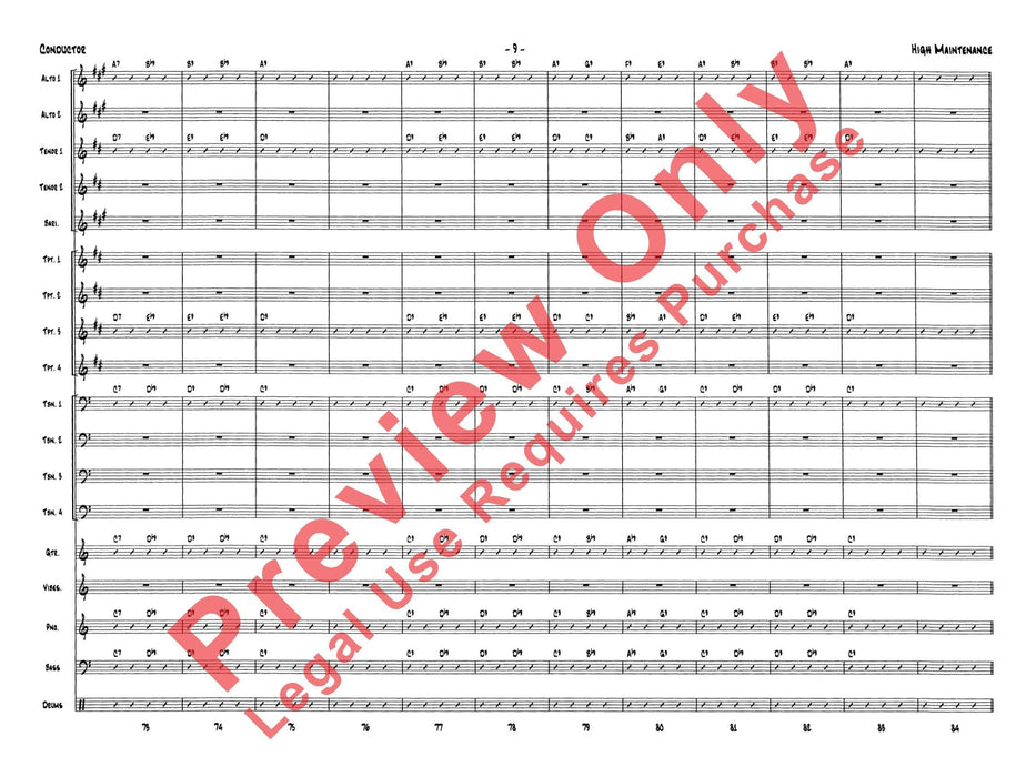 High Maintenance 總譜 | 小雅音樂 Hsiaoya Music