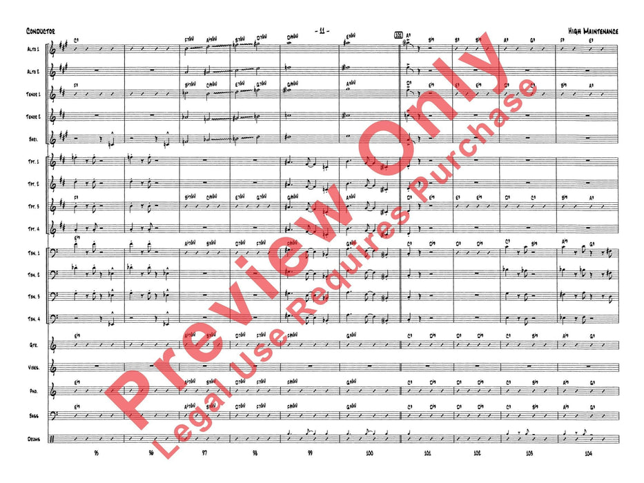 High Maintenance 總譜 | 小雅音樂 Hsiaoya Music