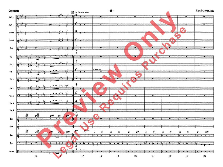 High Maintenance 總譜 | 小雅音樂 Hsiaoya Music