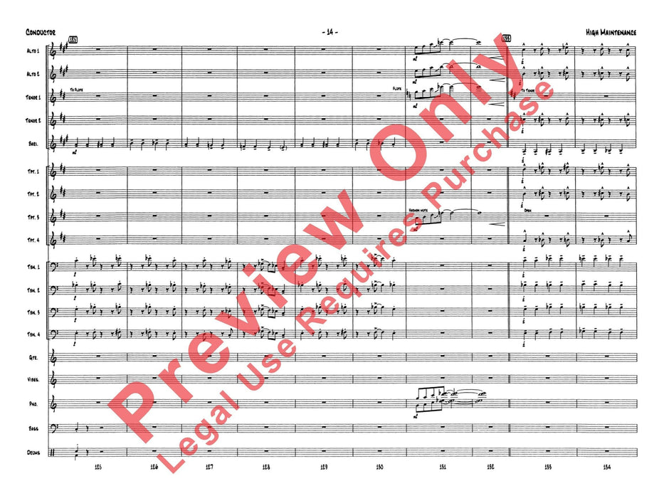 High Maintenance 總譜 | 小雅音樂 Hsiaoya Music