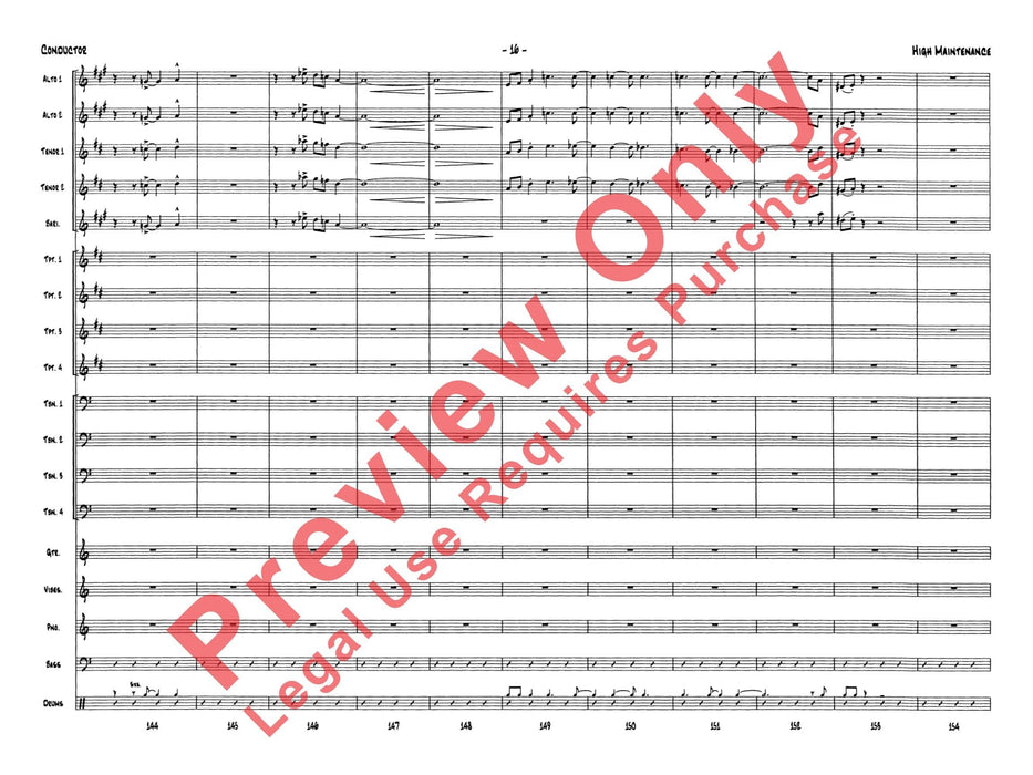 High Maintenance 總譜 | 小雅音樂 Hsiaoya Music