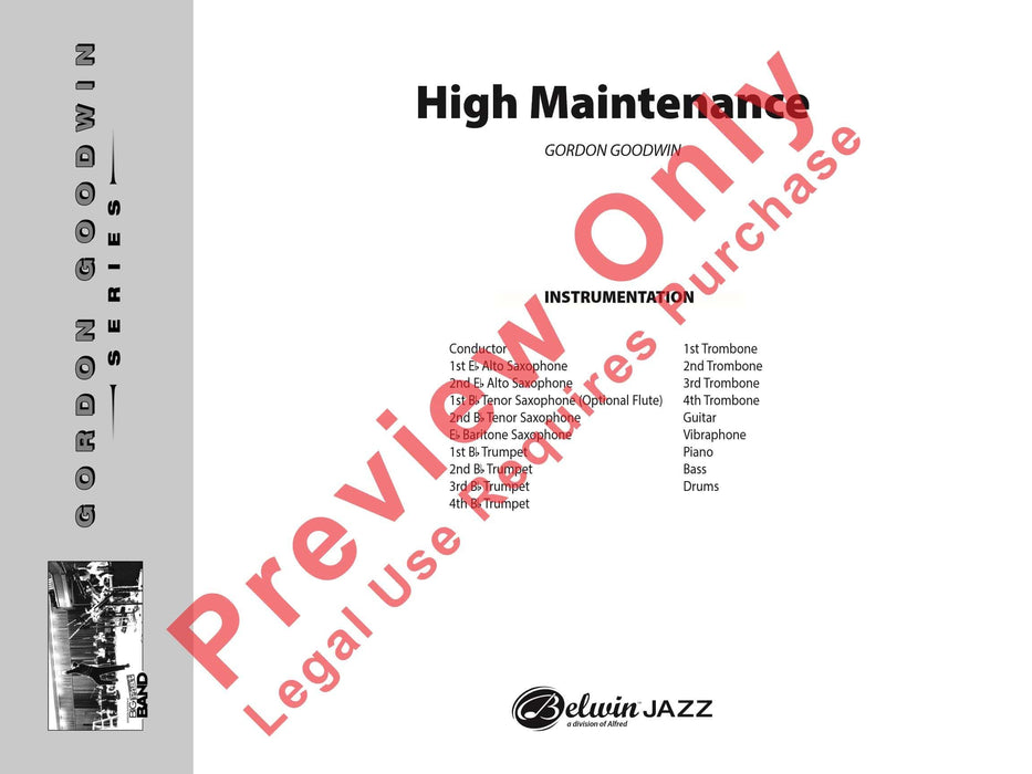 High Maintenance 總譜 | 小雅音樂 Hsiaoya Music