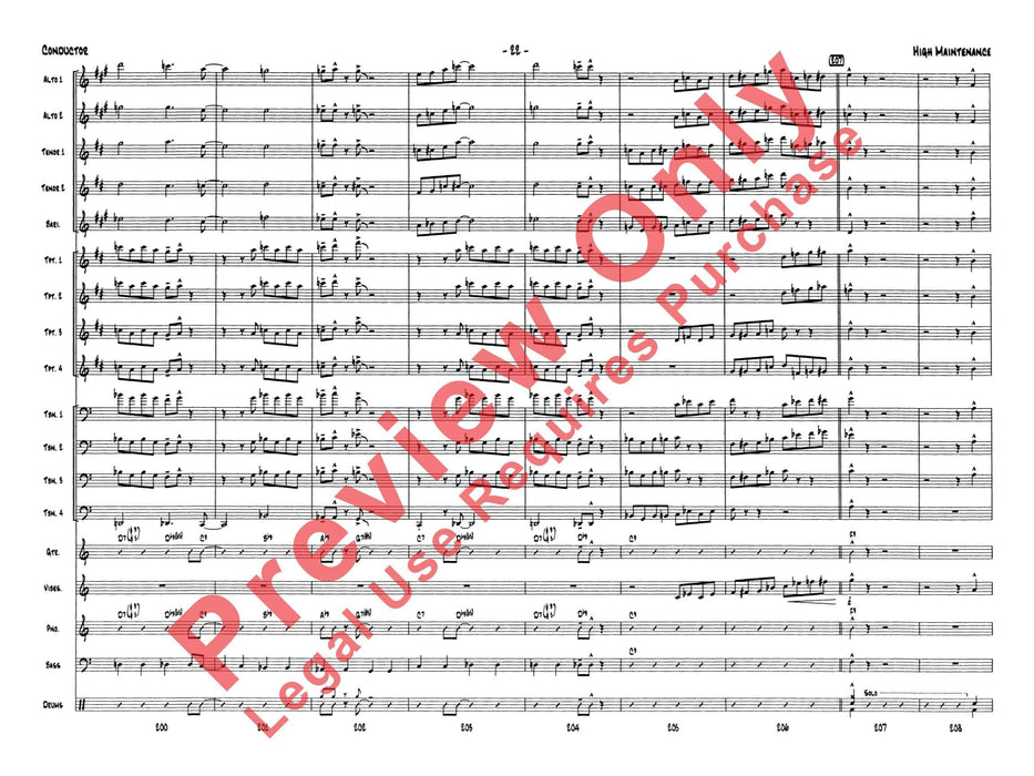 High Maintenance 總譜 | 小雅音樂 Hsiaoya Music