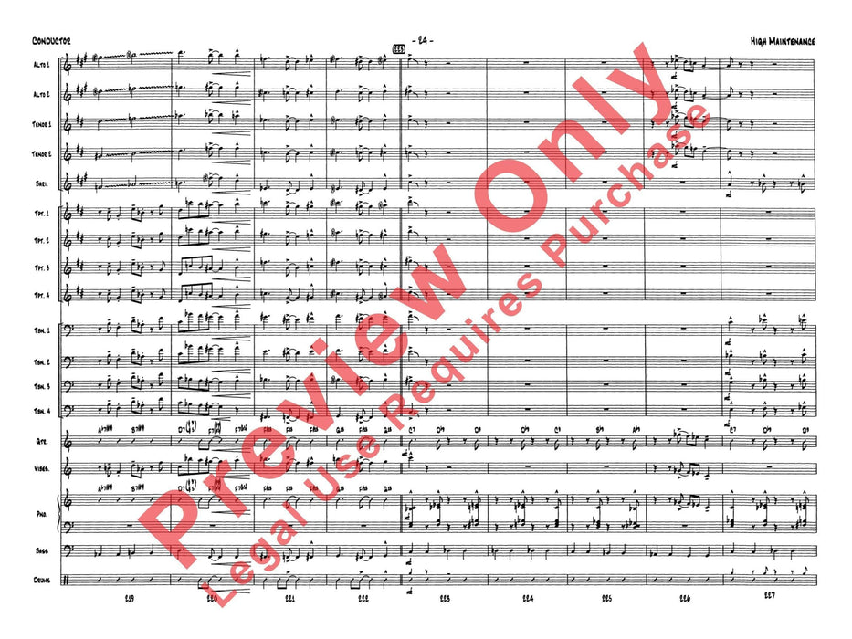 High Maintenance 總譜 | 小雅音樂 Hsiaoya Music