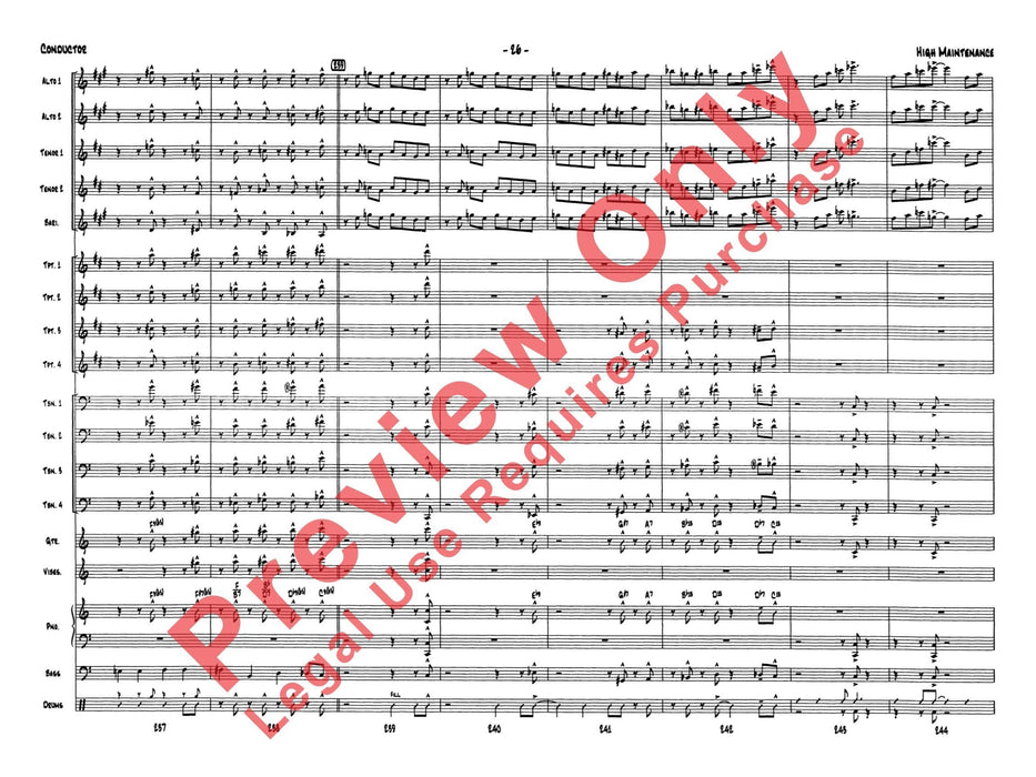 High Maintenance 總譜 | 小雅音樂 Hsiaoya Music