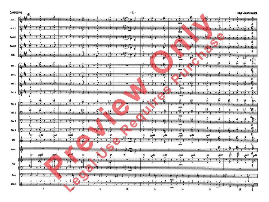 High Maintenance 總譜 | 小雅音樂 Hsiaoya Music