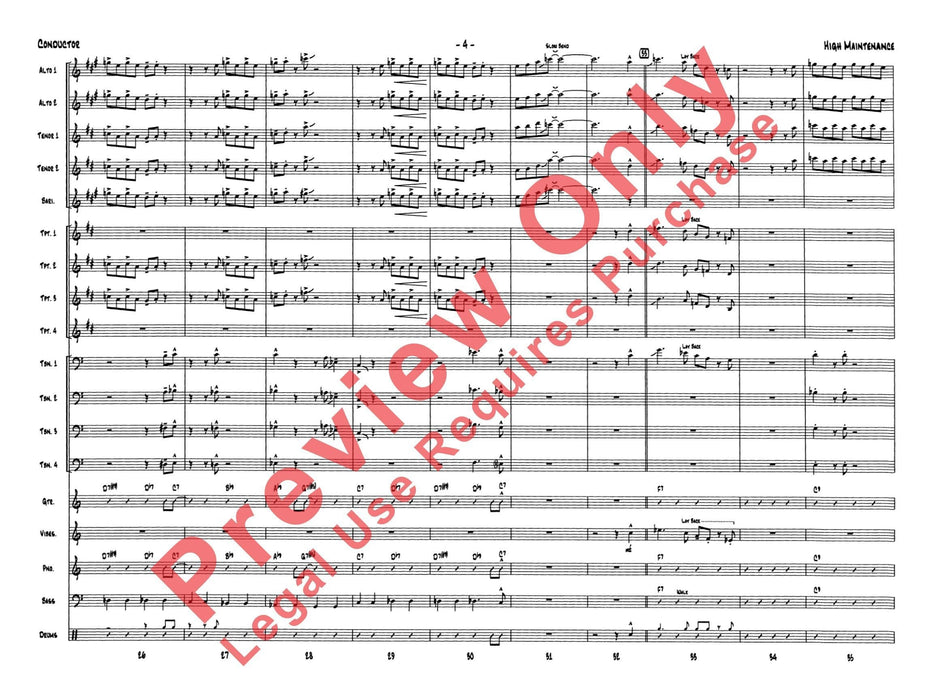 High Maintenance 總譜 | 小雅音樂 Hsiaoya Music