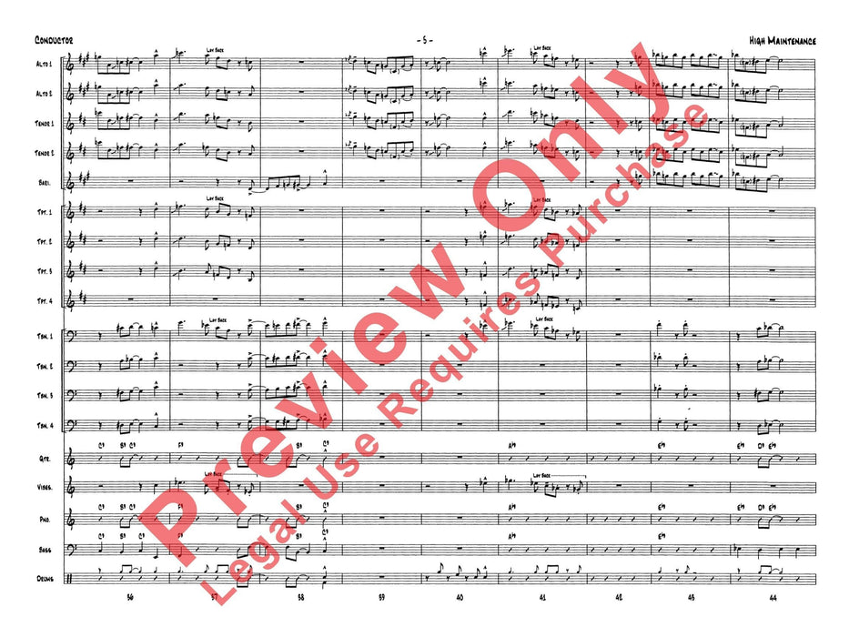 High Maintenance 總譜 | 小雅音樂 Hsiaoya Music