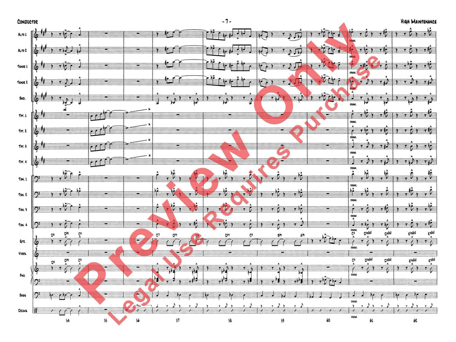 High Maintenance 總譜 | 小雅音樂 Hsiaoya Music