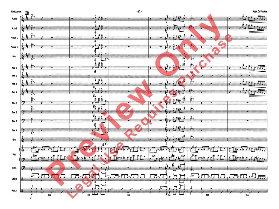 Horn of Puente 法國號 總譜 | 小雅音樂 Hsiaoya Music