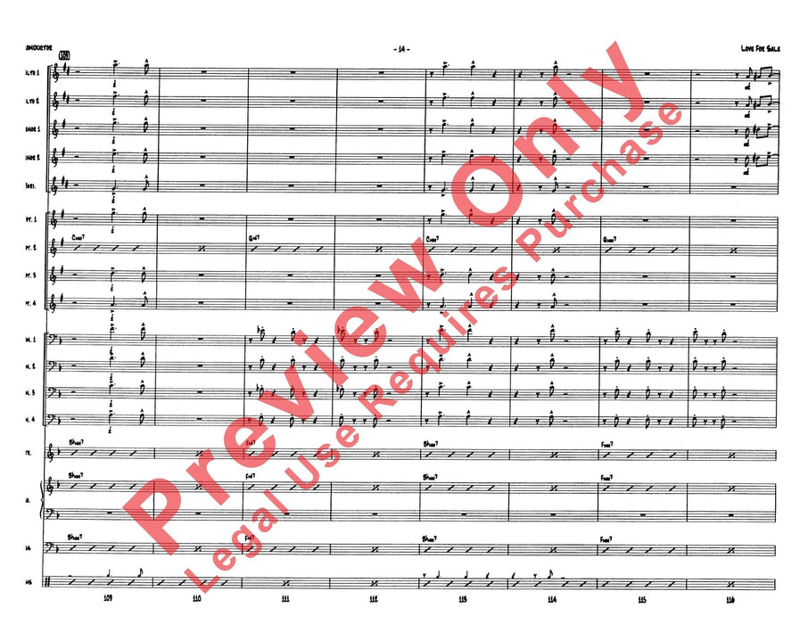 Love for Sale 總譜 | 小雅音樂 Hsiaoya Music