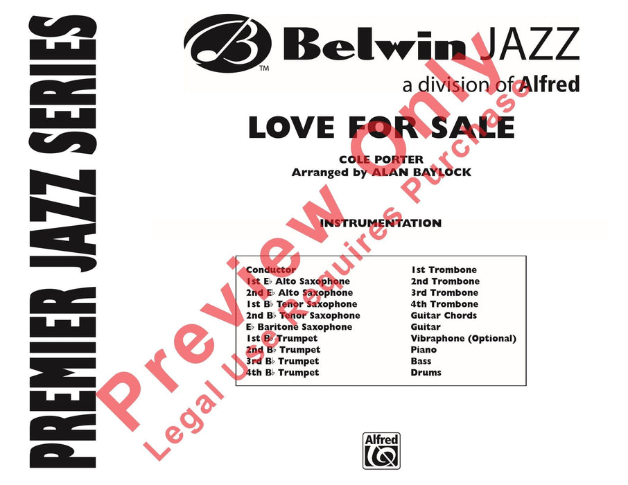 Love for Sale 總譜 | 小雅音樂 Hsiaoya Music