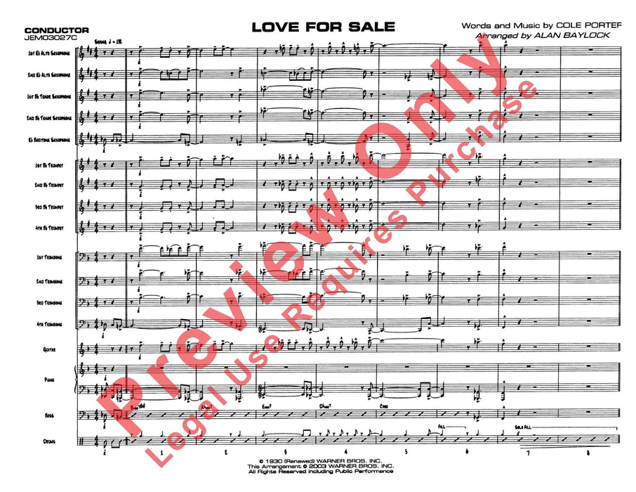 Love for Sale 總譜 | 小雅音樂 Hsiaoya Music