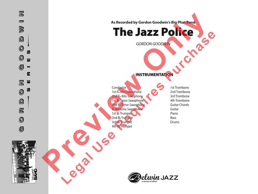 The Jazz Police 爵士音樂 總譜 | 小雅音樂 Hsiaoya Music