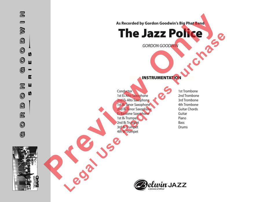 The Jazz Police 爵士音樂 總譜 | 小雅音樂 Hsiaoya Music