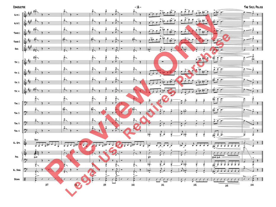 The Jazz Police 爵士音樂 總譜 | 小雅音樂 Hsiaoya Music