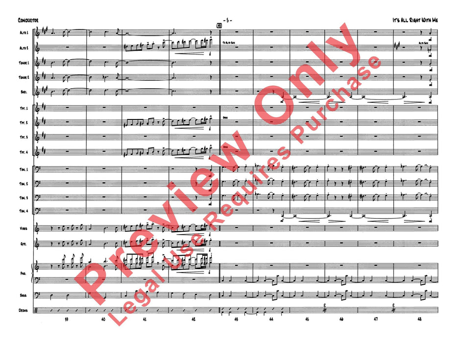 It's All Right with Me 總譜 | 小雅音樂 Hsiaoya Music