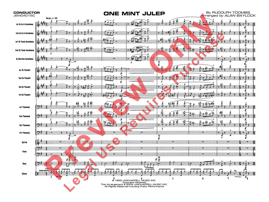 One Mint Julep 總譜 | 小雅音樂 Hsiaoya Music