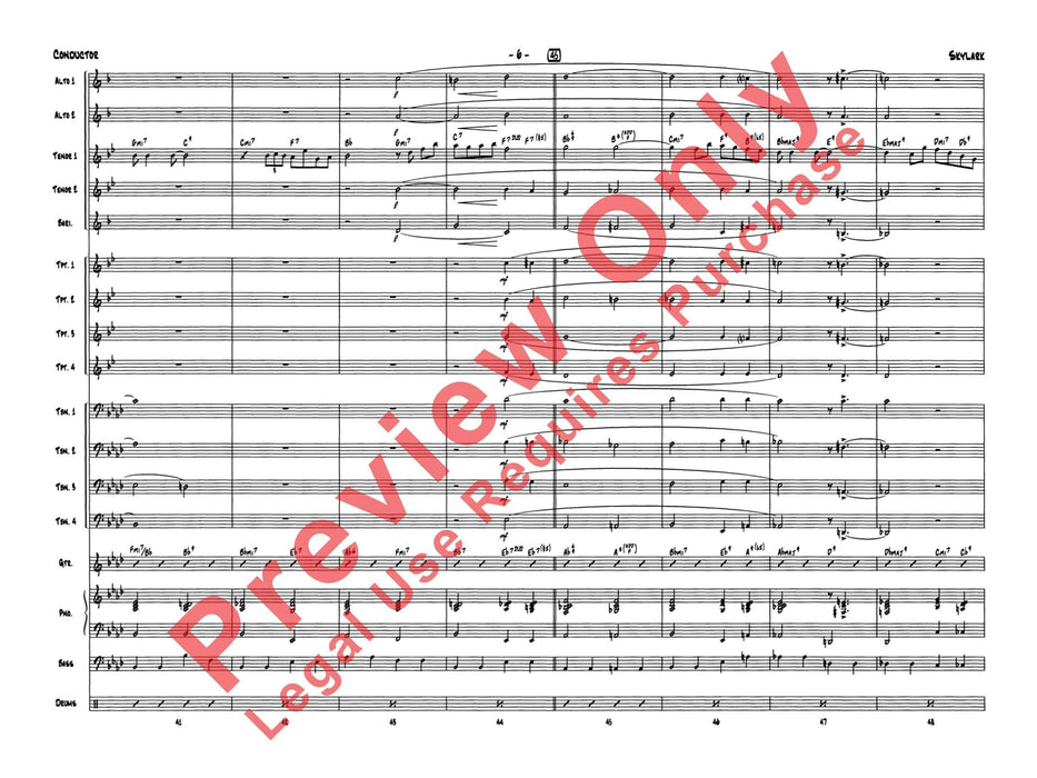 Skylark 總譜 | 小雅音樂 Hsiaoya Music