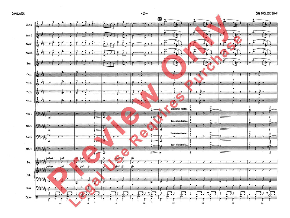 One O'Clock Jump 總譜 | 小雅音樂 Hsiaoya Music