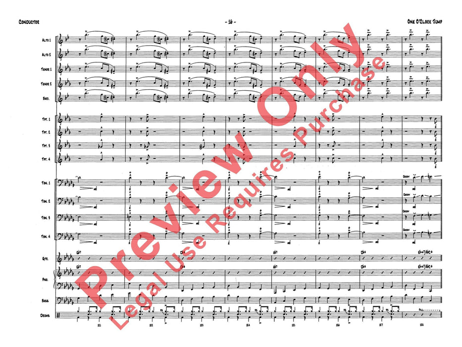 One O'Clock Jump 總譜 | 小雅音樂 Hsiaoya Music