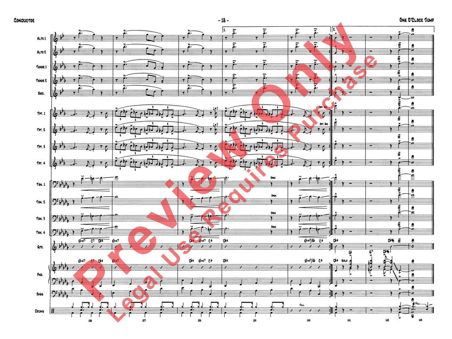 One O'Clock Jump 總譜 | 小雅音樂 Hsiaoya Music