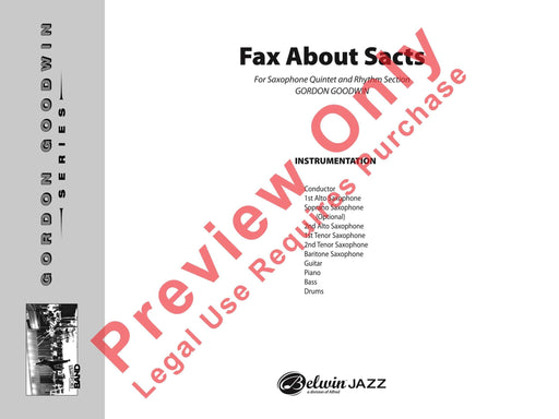Fax About Sacts 總譜 | 小雅音樂 Hsiaoya Music
