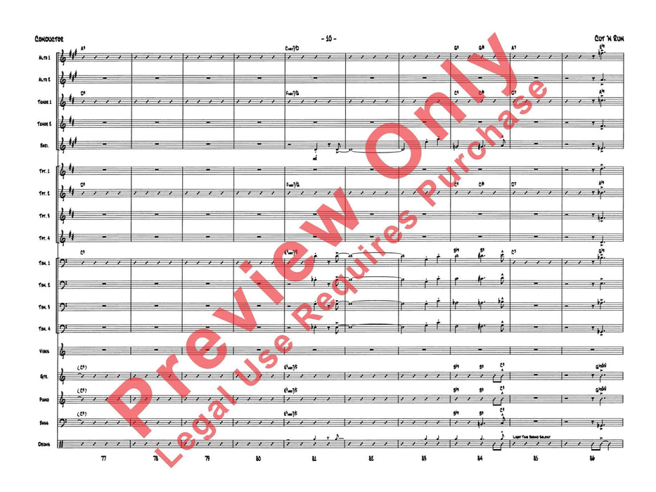 Cut 'n Run 總譜 | 小雅音樂 Hsiaoya Music