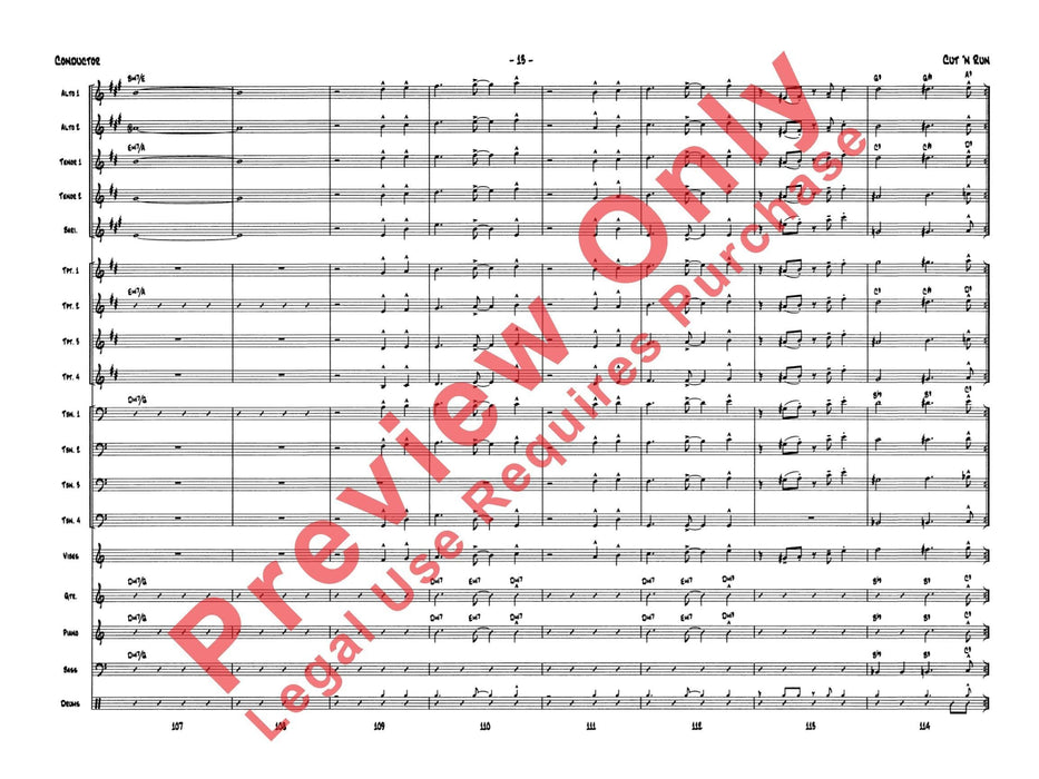 Cut 'n Run 總譜 | 小雅音樂 Hsiaoya Music