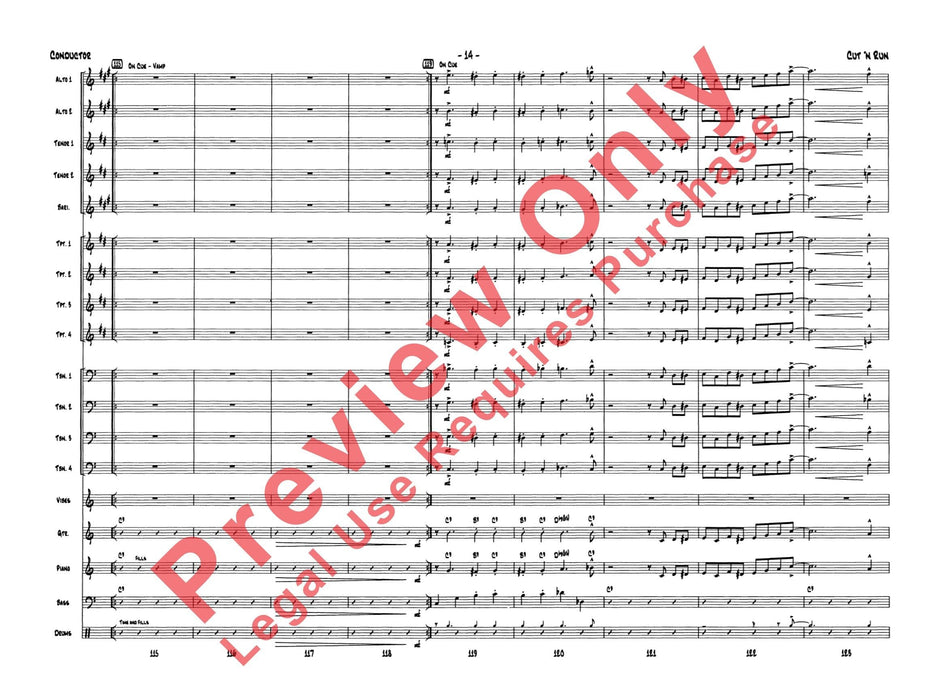 Cut 'n Run 總譜 | 小雅音樂 Hsiaoya Music