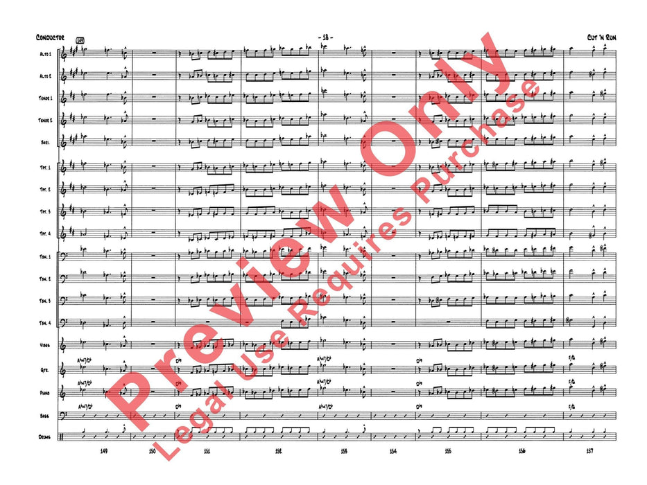 Cut 'n Run 總譜 | 小雅音樂 Hsiaoya Music