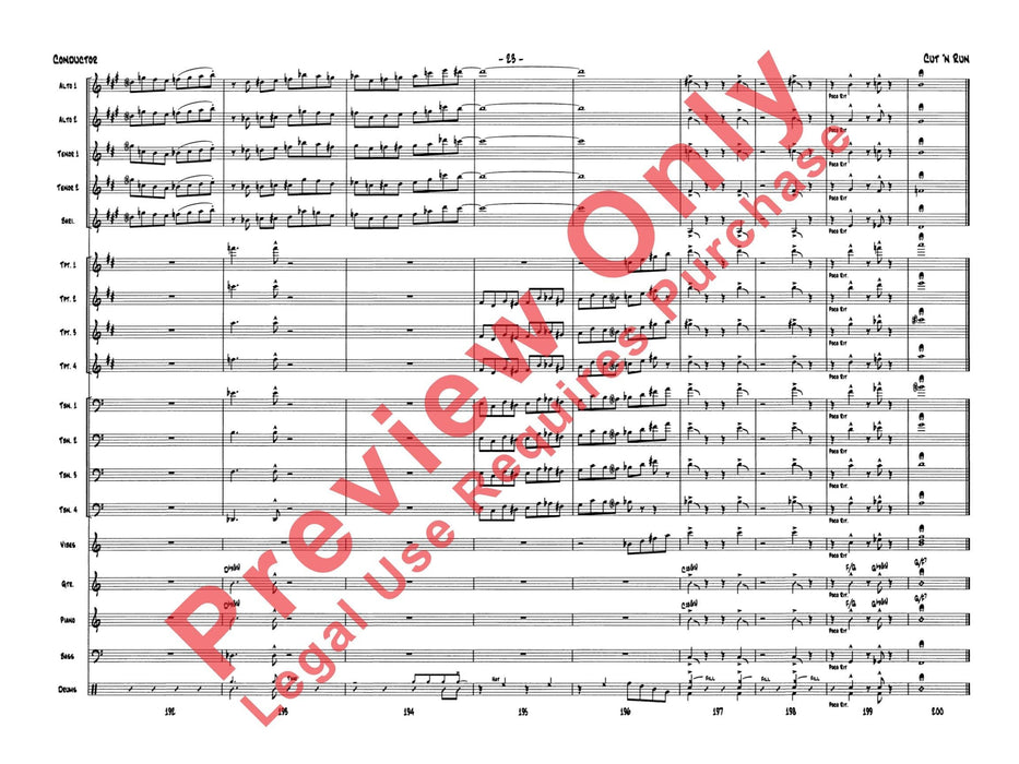 Cut 'n Run 總譜 | 小雅音樂 Hsiaoya Music