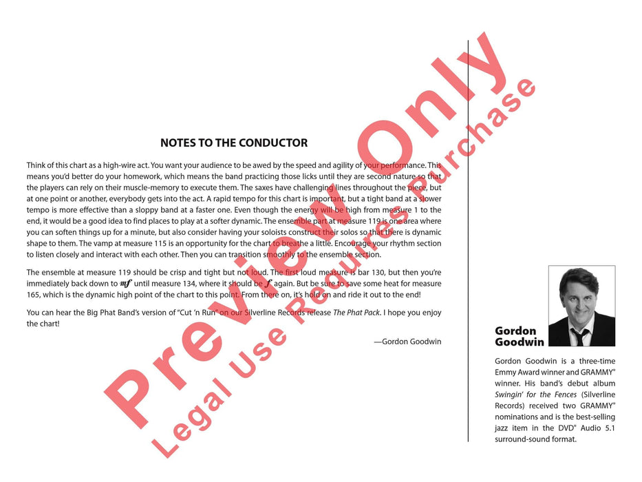 Cut 'n Run 總譜 | 小雅音樂 Hsiaoya Music