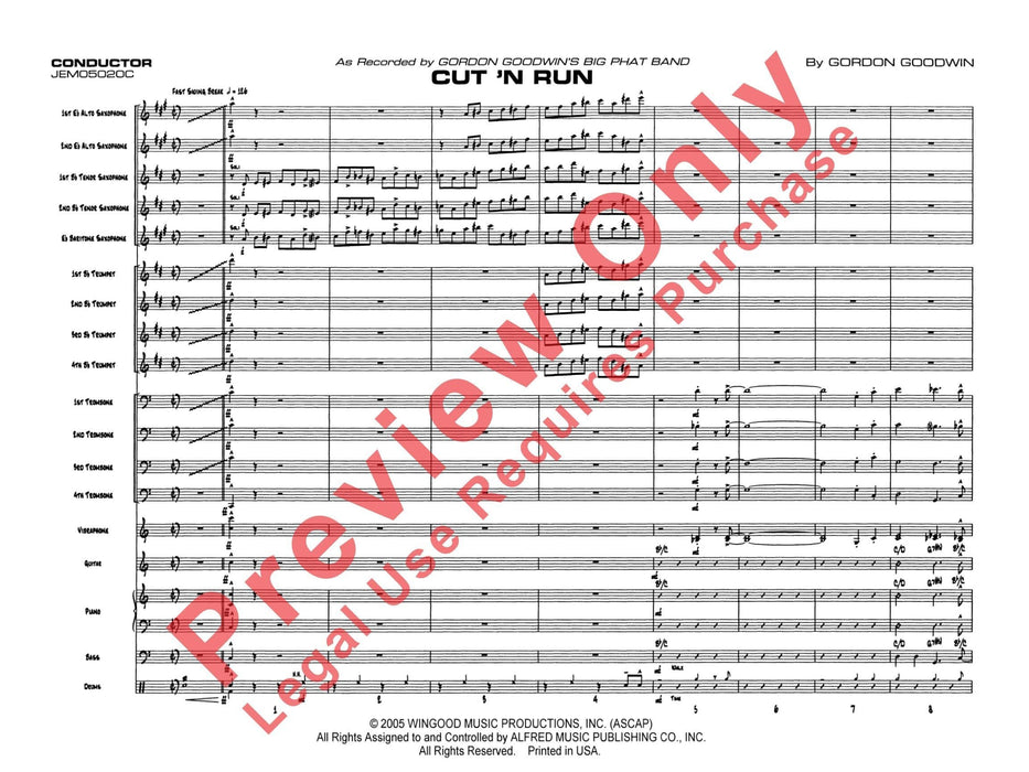 Cut 'n Run 總譜 | 小雅音樂 Hsiaoya Music