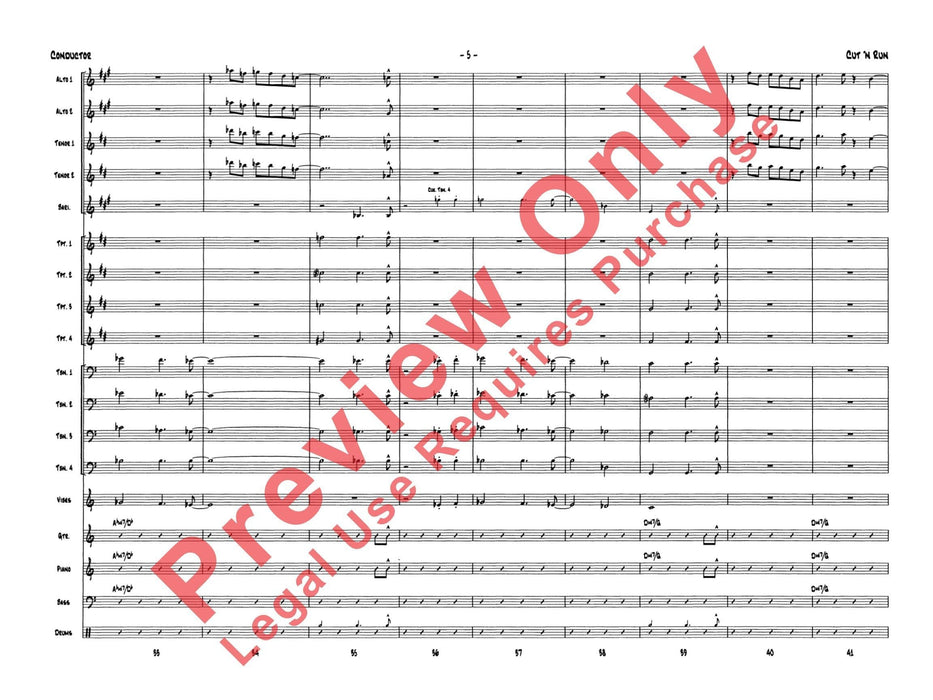 Cut 'n Run 總譜 | 小雅音樂 Hsiaoya Music